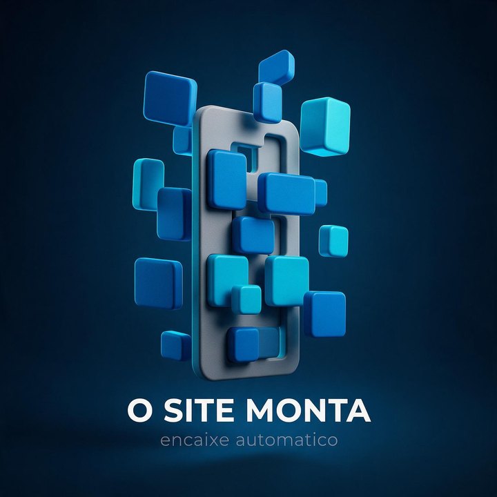 O site monta a folha com encaixe automático