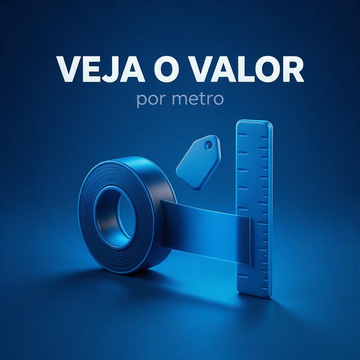 Veja o valor por metro