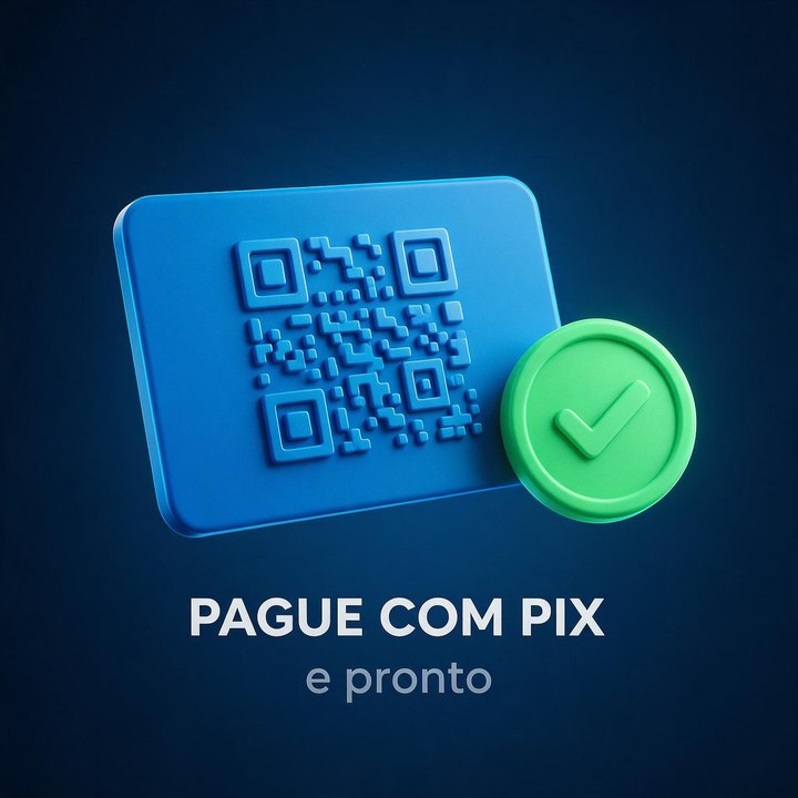 Pague com Pix e pronto